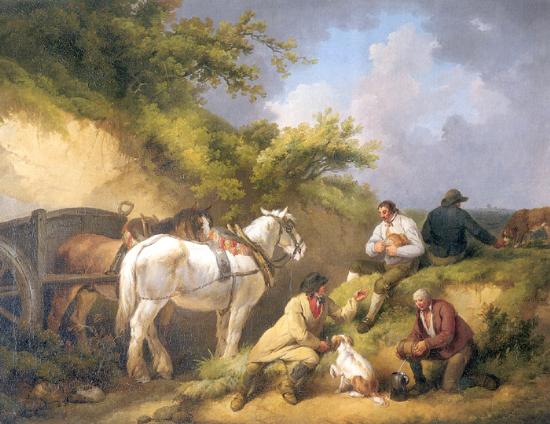 George Morland The Labourer's Luncheon Germany oil painting art